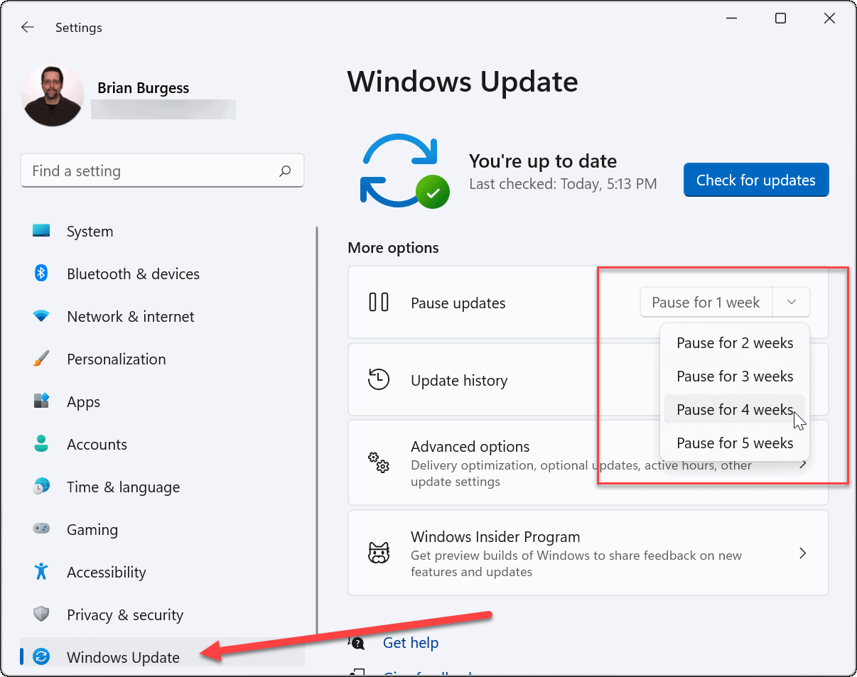 New Weeks Pause Windows 11 Update