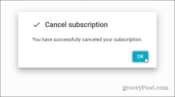 unsubscribe from an app on Android