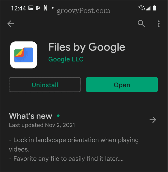 install files by google app