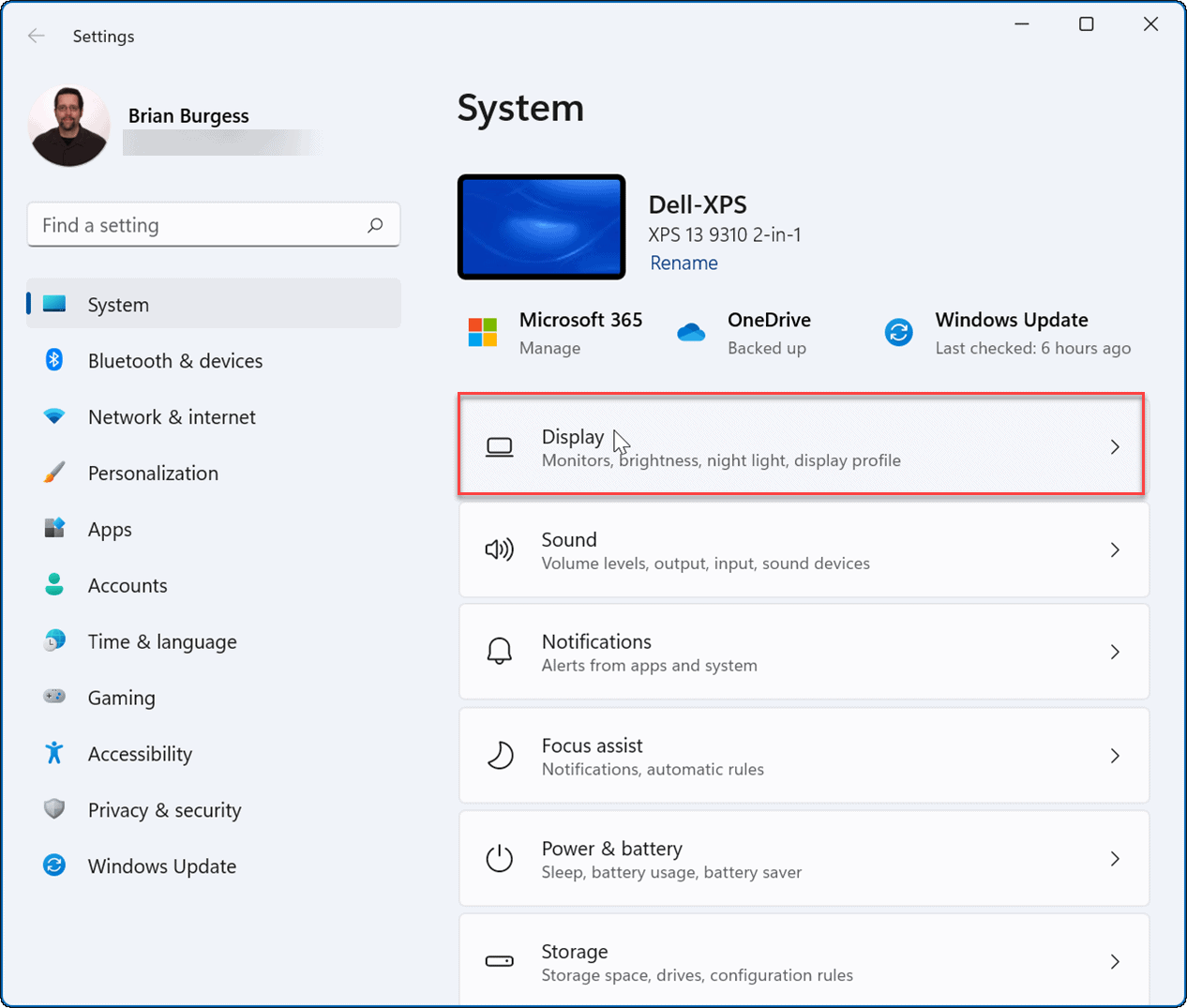 системный дисплей настроить параметры масштаба дисплея в Windows 11