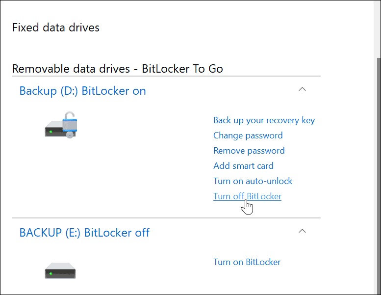use BitLocker to Go on Windows 11