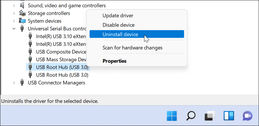 réparer usb ne fonctionne pas sur Windows 11