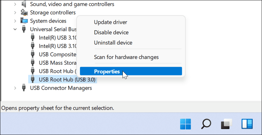 réparer USB ne fonctionne pas sur Windows 11