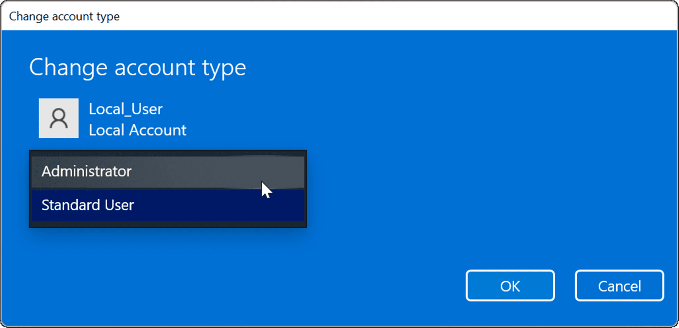     Delete a Microsoft Account from Windows 11