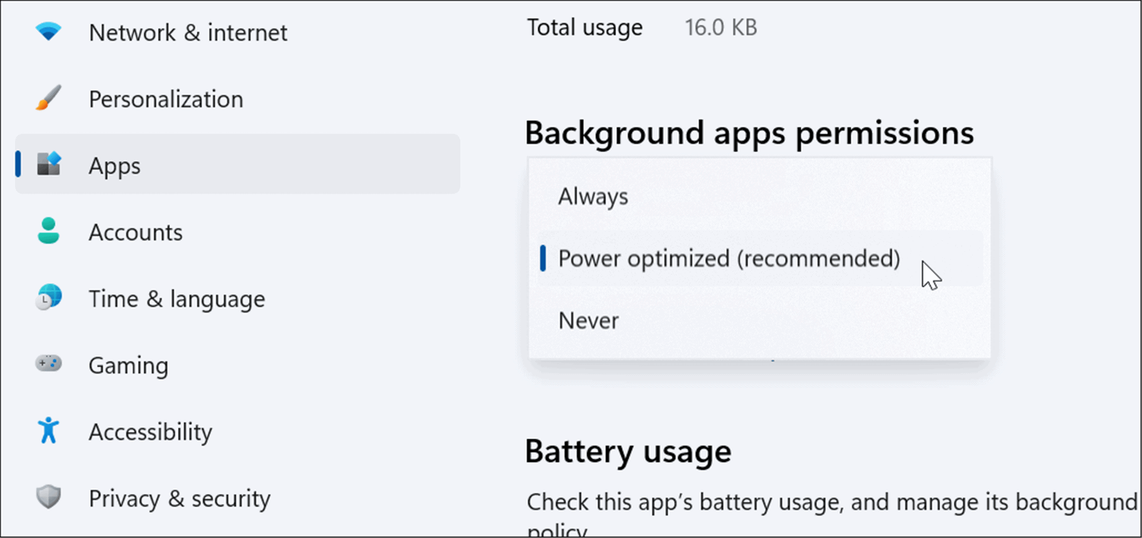 improve battery life on windows 11