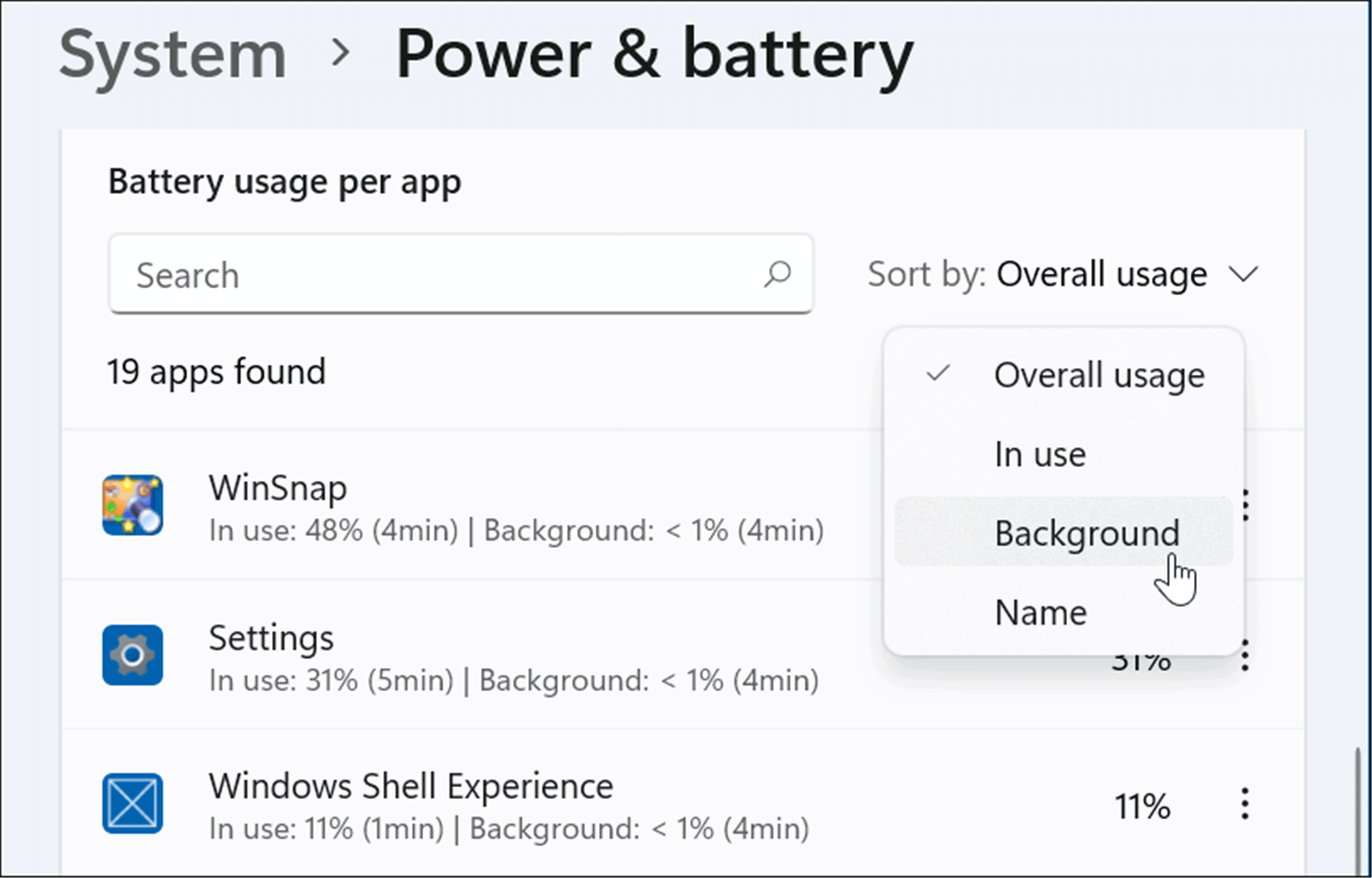 system power and battery