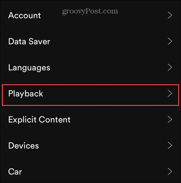 playback settings make spotify louder