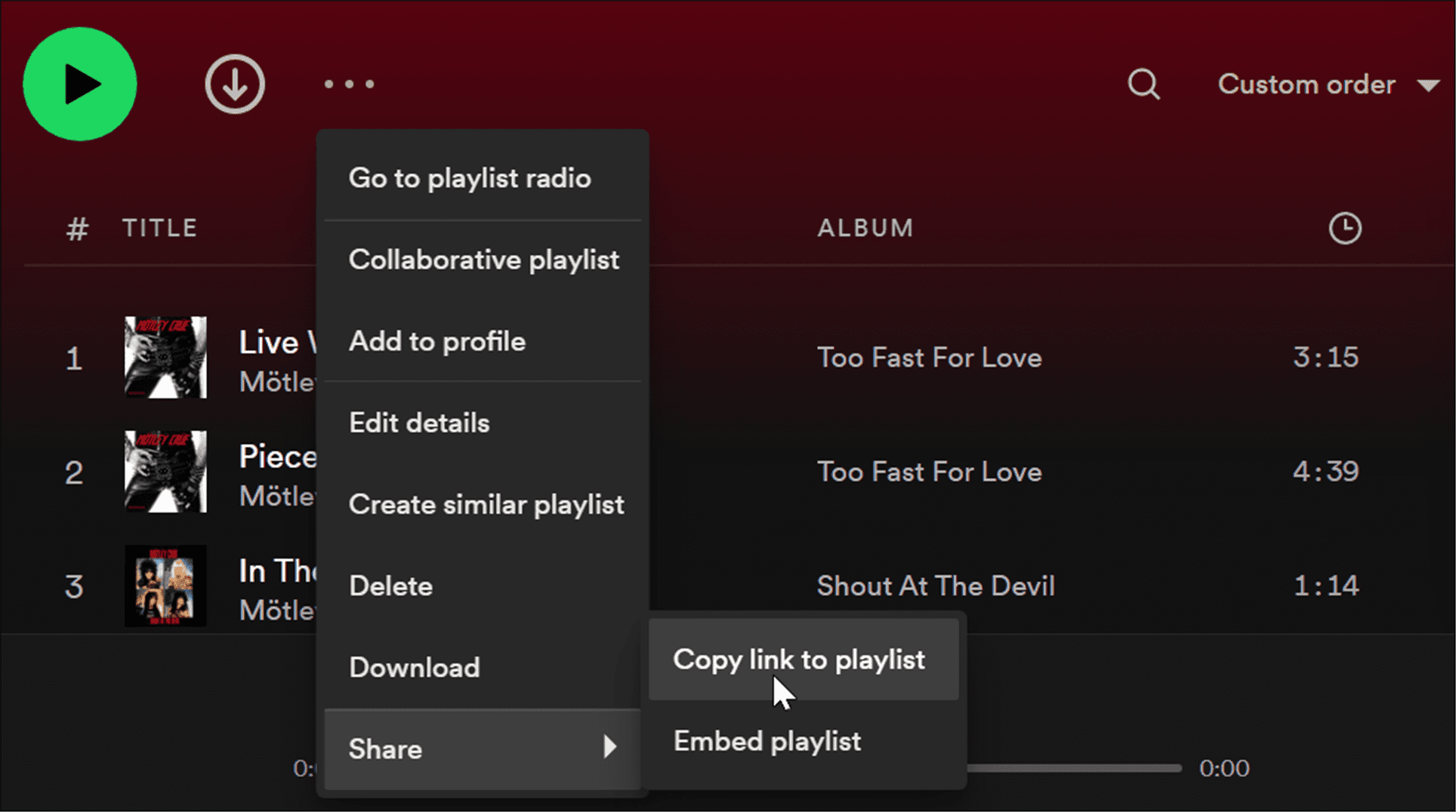 copy playlist add friends on spotify
