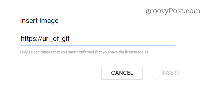 insérer GIF via URL