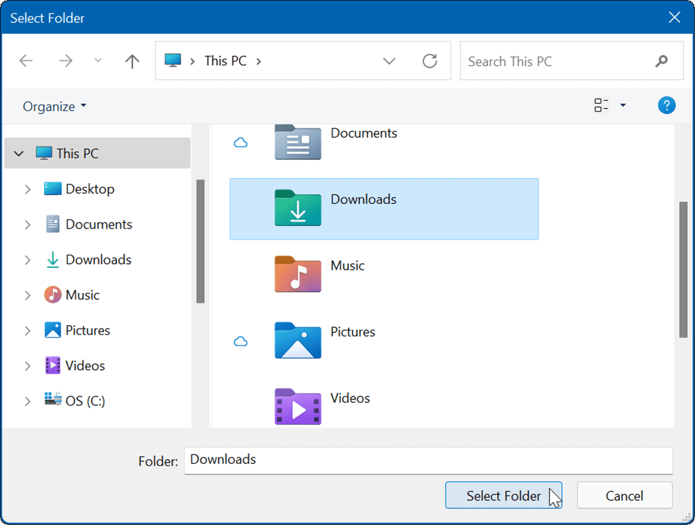 masquer les fichiers et les dossiers de la recherche sur Windows 11