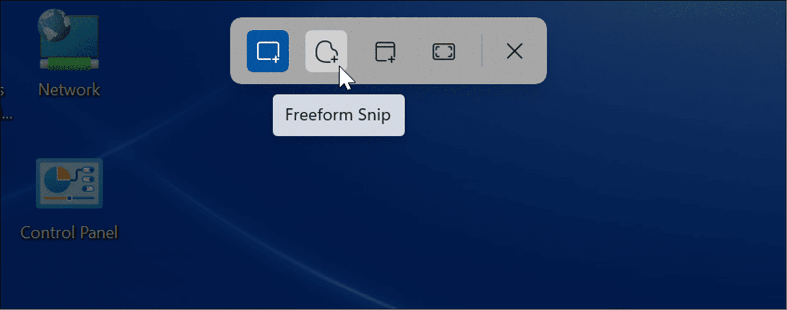 snipping tool selection take a screenshot on windows 11