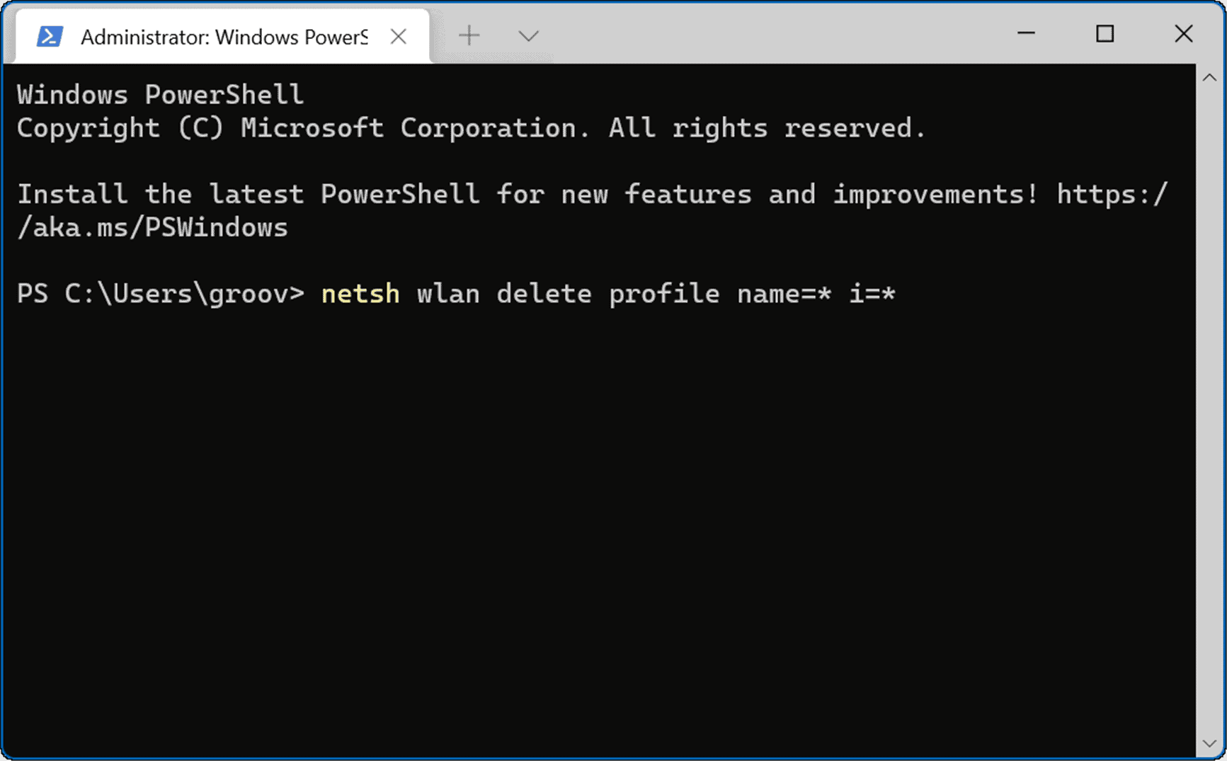 Windows Terminal PowerShell