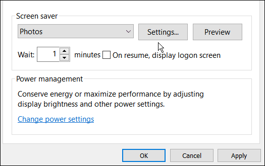 click settings set a photos as a screen saver on windows 11