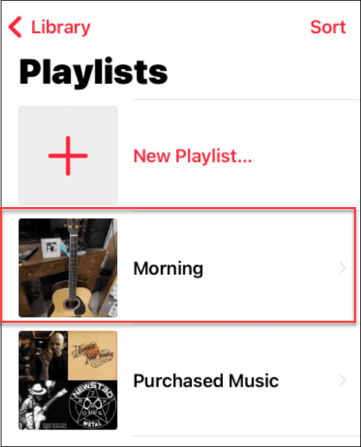 changer une image de playlist sur apple music