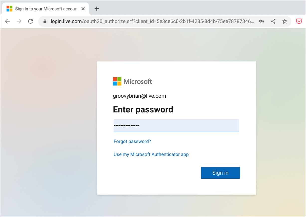 4-connectez-vous aux équipes de compte Microsoft