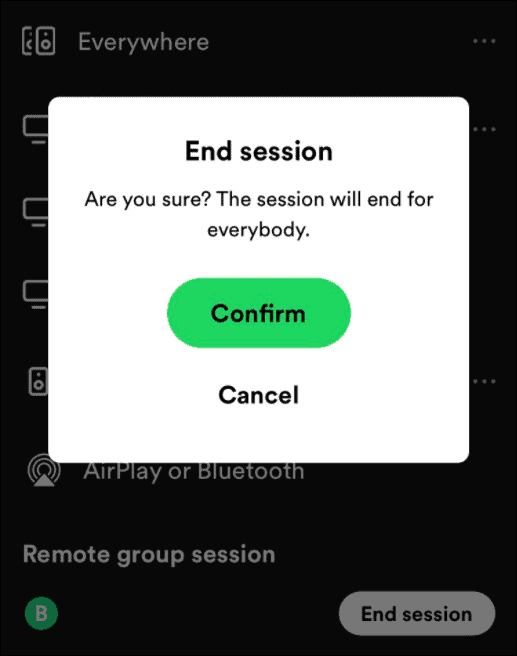 confirm listen to spotify with friends