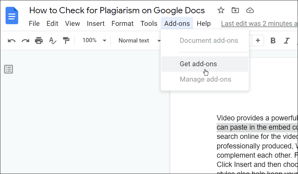 Check for plagiarism on google sheets