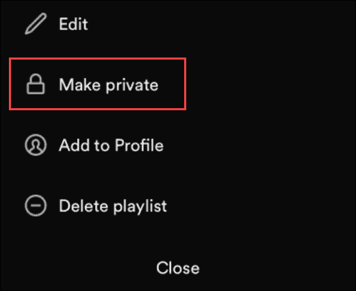 make private