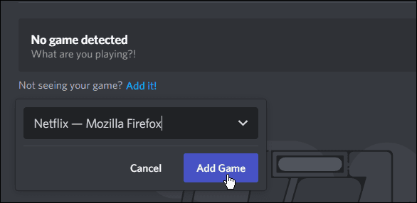 how to stream netflix on discord