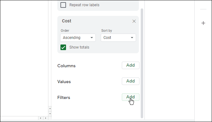 how to refresh pivot tables in google sheets