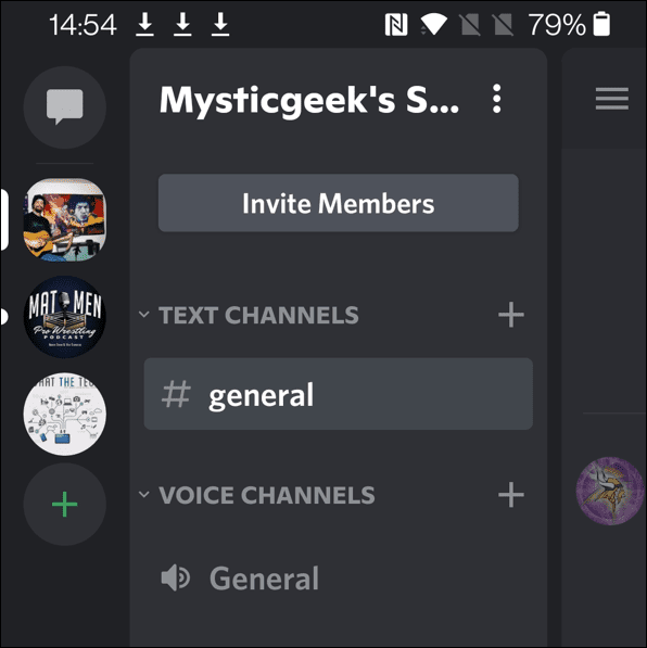 discord android channel