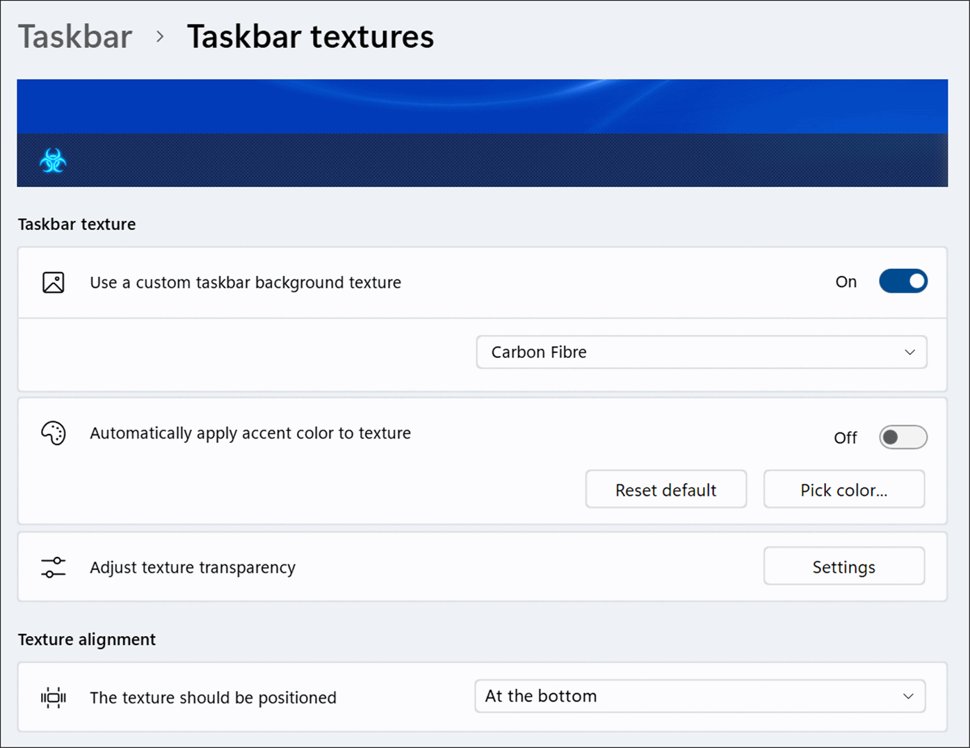 taskbar textures