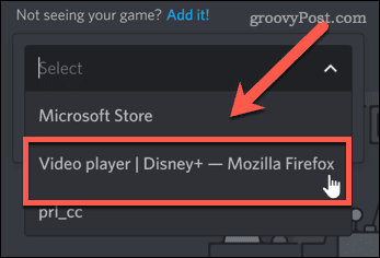 discord select browser