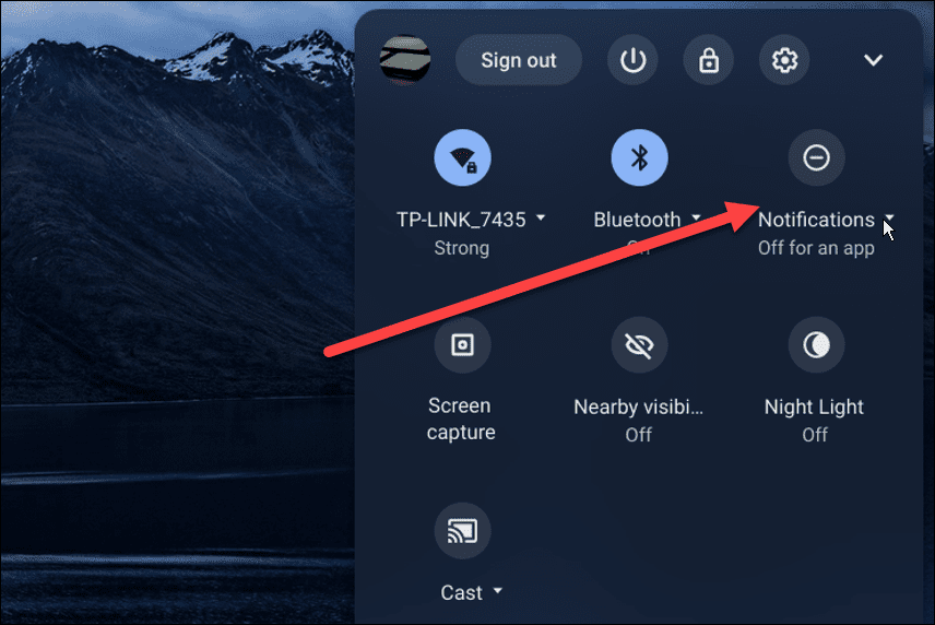 Disable Notifications on Chromebook