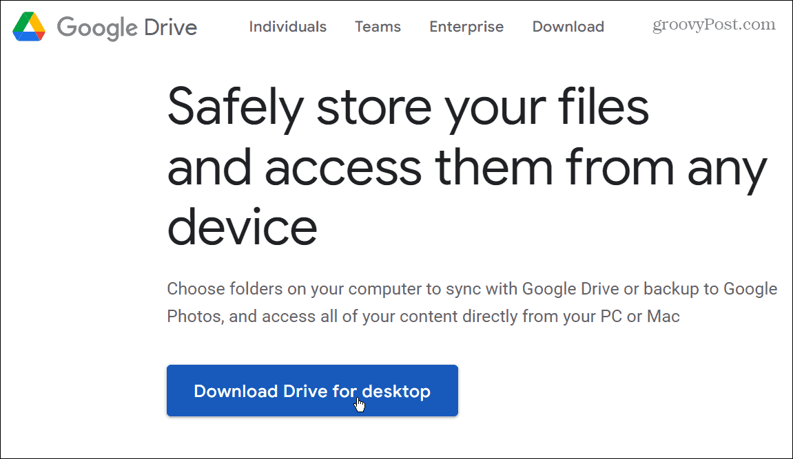 agregar google drive al explorador de archivos