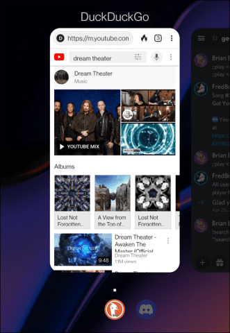 recent apps how to split screen on Android