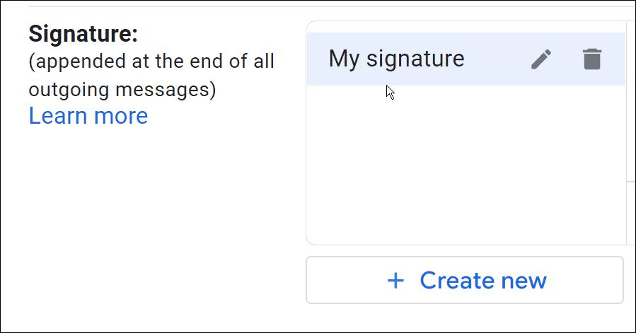 signature to change