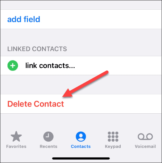 delete duplicate contacts on iPhone 
