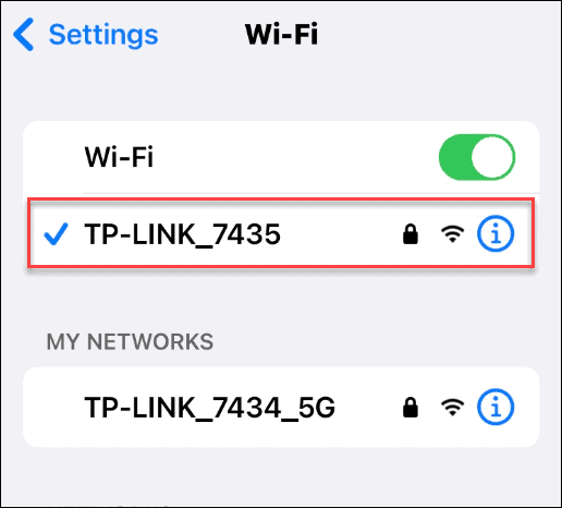 Share a Wi-Fi Password on iPhone