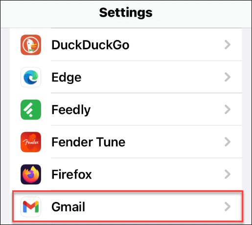 gmail default
