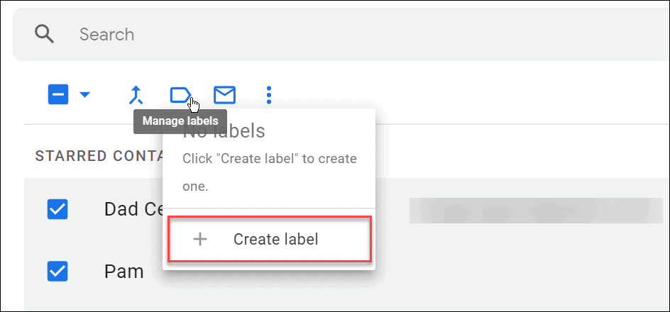  label создать групповой список адресов электронной почты в gmail