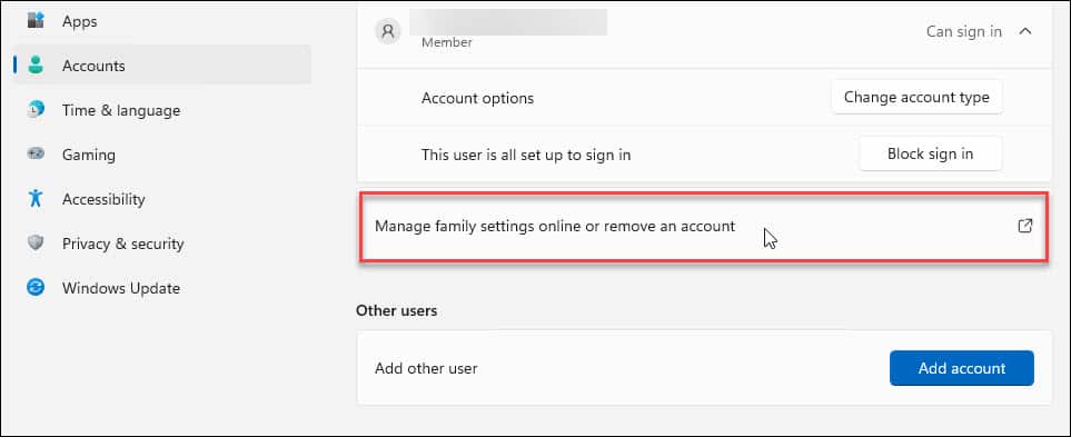 Set Up Parental Controls on Windows 11