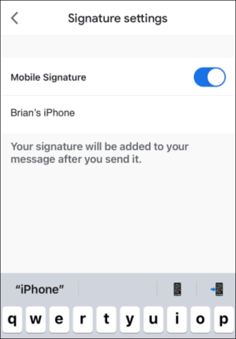  new signature iphone