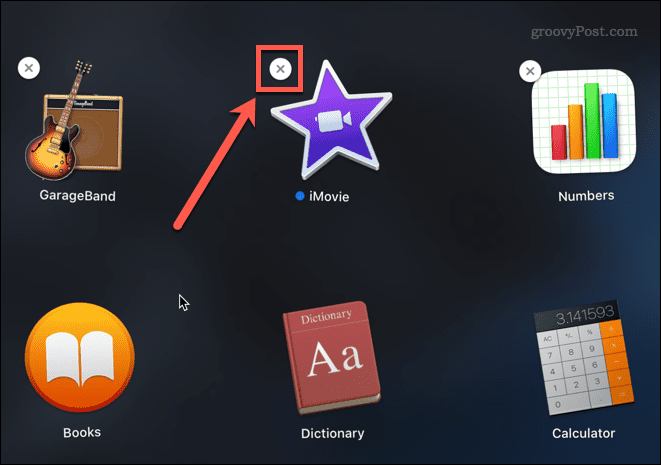 delete apps on mac