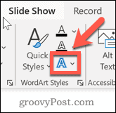 text effects in powerpoint
