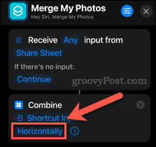 merge settings on iphone