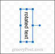 rotated text in google docs