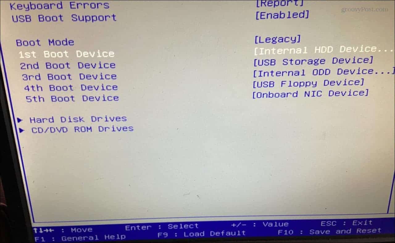 Open the BIOS on Windows 11
