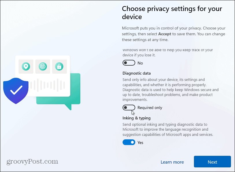 privacy settings windows 11