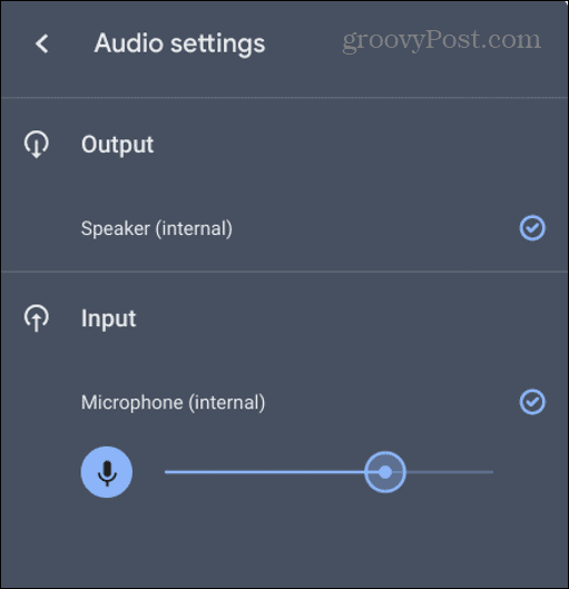 microphone not working on chromebook