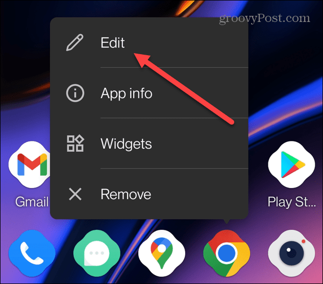 Изменить значки приложений на Android