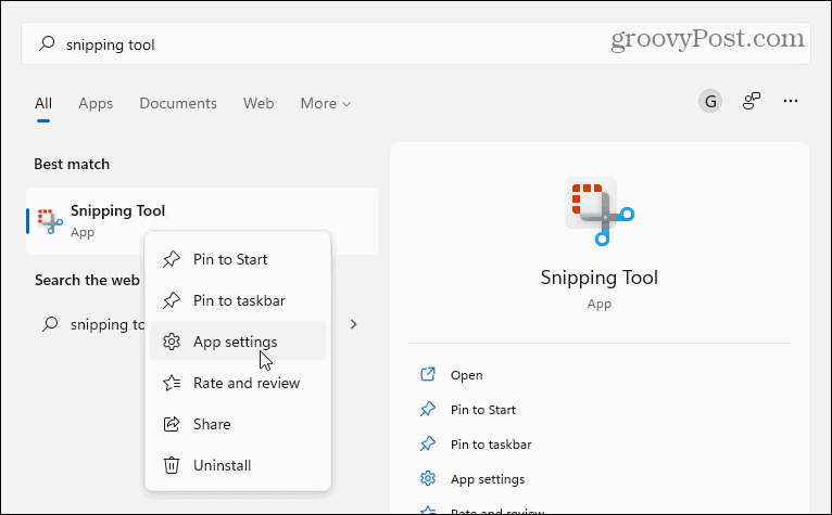 Windows Snipping Tool Not Working