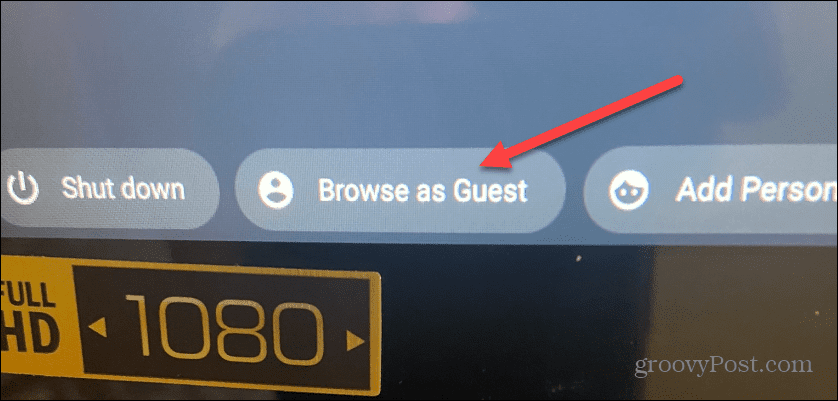 Enable Guest Mode on Chromebook