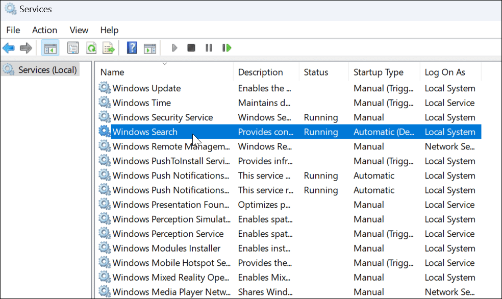 Windows 11 Search Bar not working