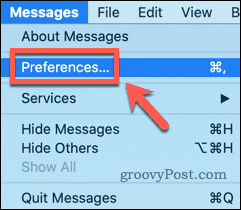 mac messages preferences