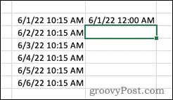 Removing time from a timestamp in Excel